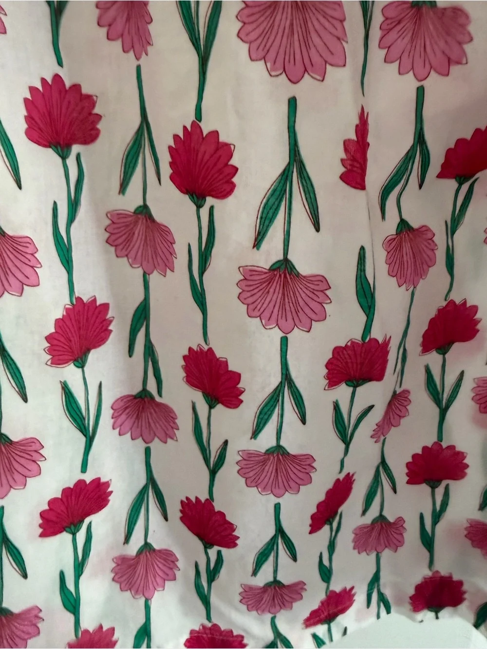 J. Crew Factory blouse with Pink Floral Print - Picture 5 of 6